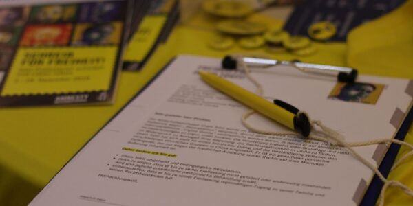 Briefmarathon 2016 im Cinema Arthouse Osnabrück